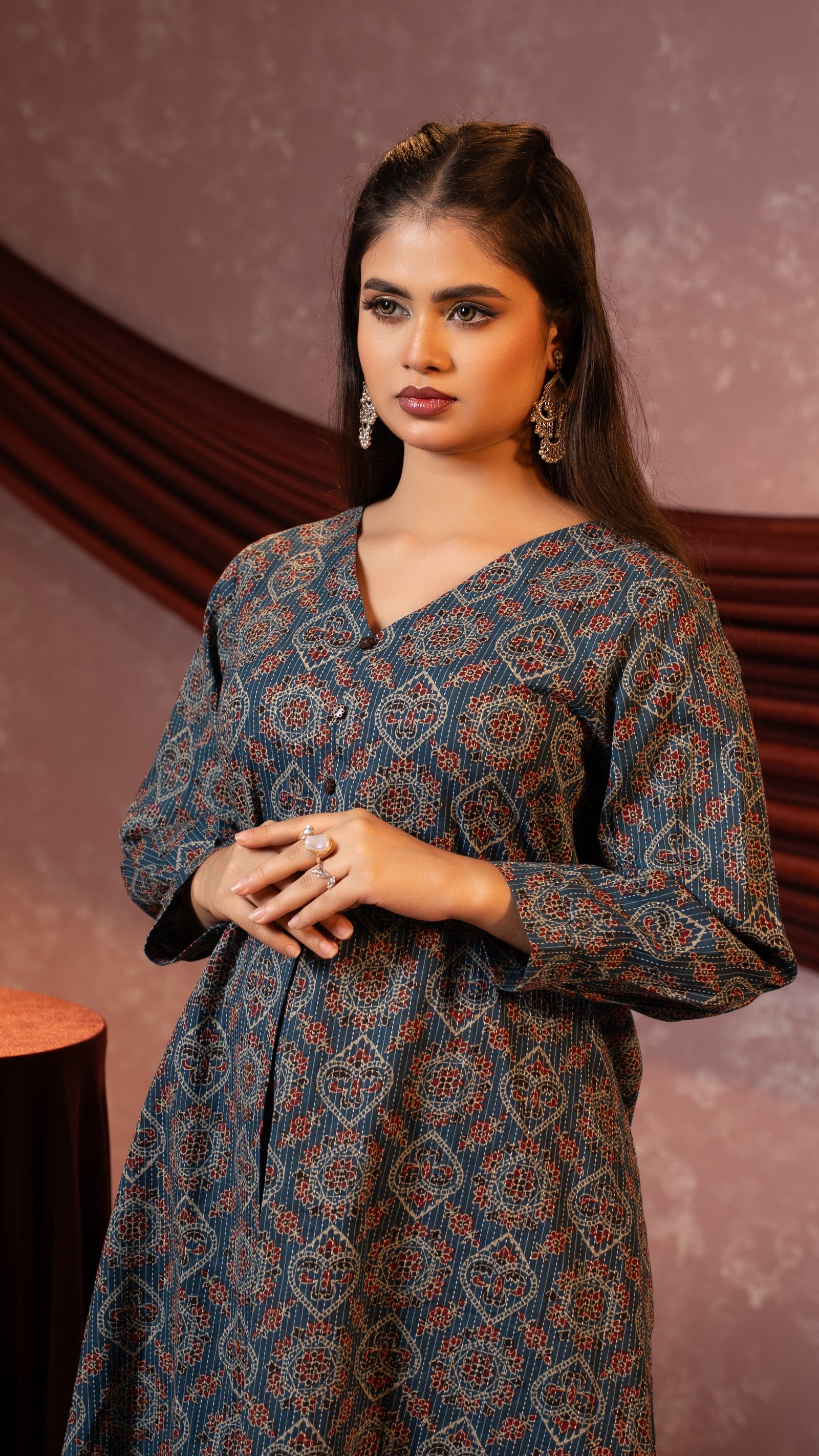 AMRISS Ladies Kurta One Piece | Elegant Printed Women's Kurti