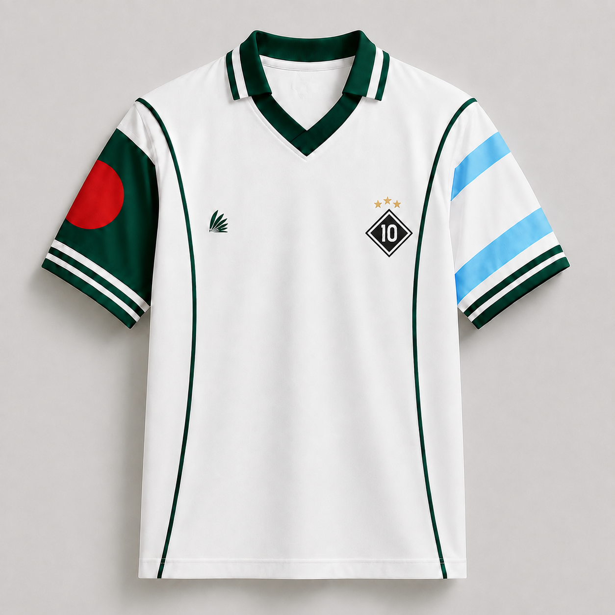 Bangladesh & Argentina FIFA Polo Shirt White gallery image